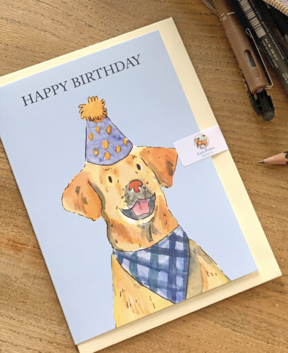 Happy Birthday Party Dog Labrador Greetings Card - Image 4