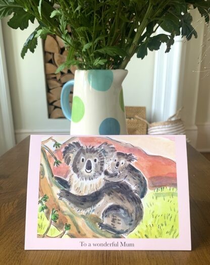 Koala Wonderful Mum Greetings Card - Image 2