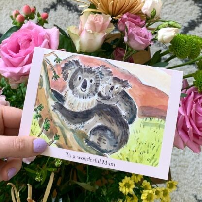 Koala Wonderful Mum Greetings Card - Image 3