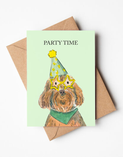 Pack of 6 Party Dogs Blank Greetings Cards - Image 3