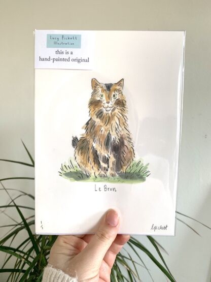 Simple Hand-Painted Personalised Pet Portrait - Image 8