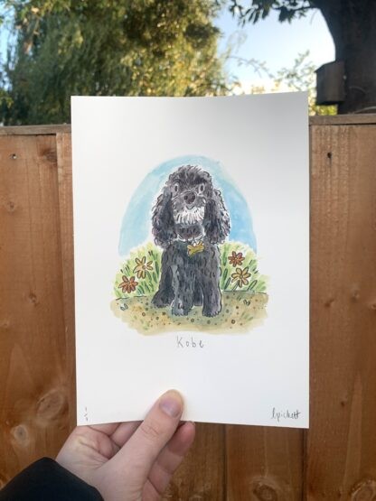 Simple Hand-Painted Personalised Pet Portrait - Image 5