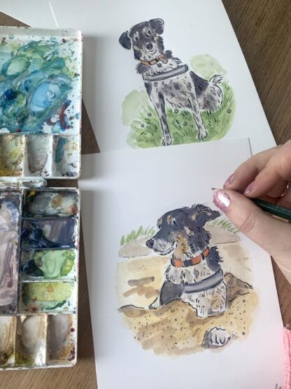 Simple Hand-Painted Personalised Pet Portrait - Image 7
