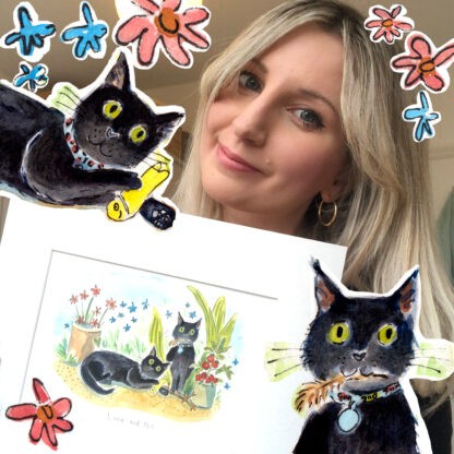 Original Hand-Painted Detailed Pet Portraits - Image 4