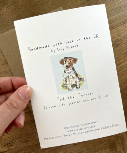 Birthday Boy Ted the Terrier Greetings Card - Image 4