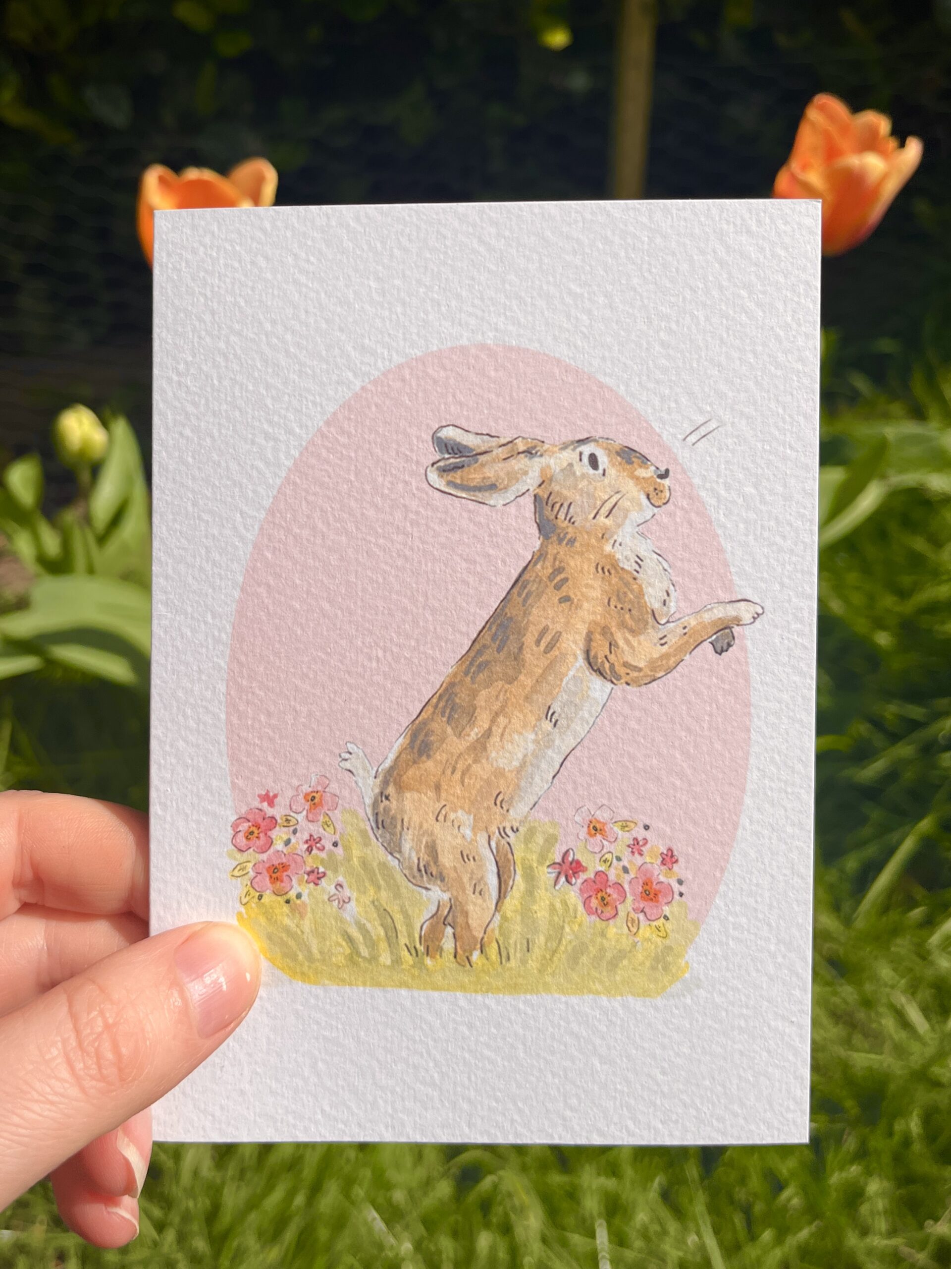 Hare Greetings Card - Image 6